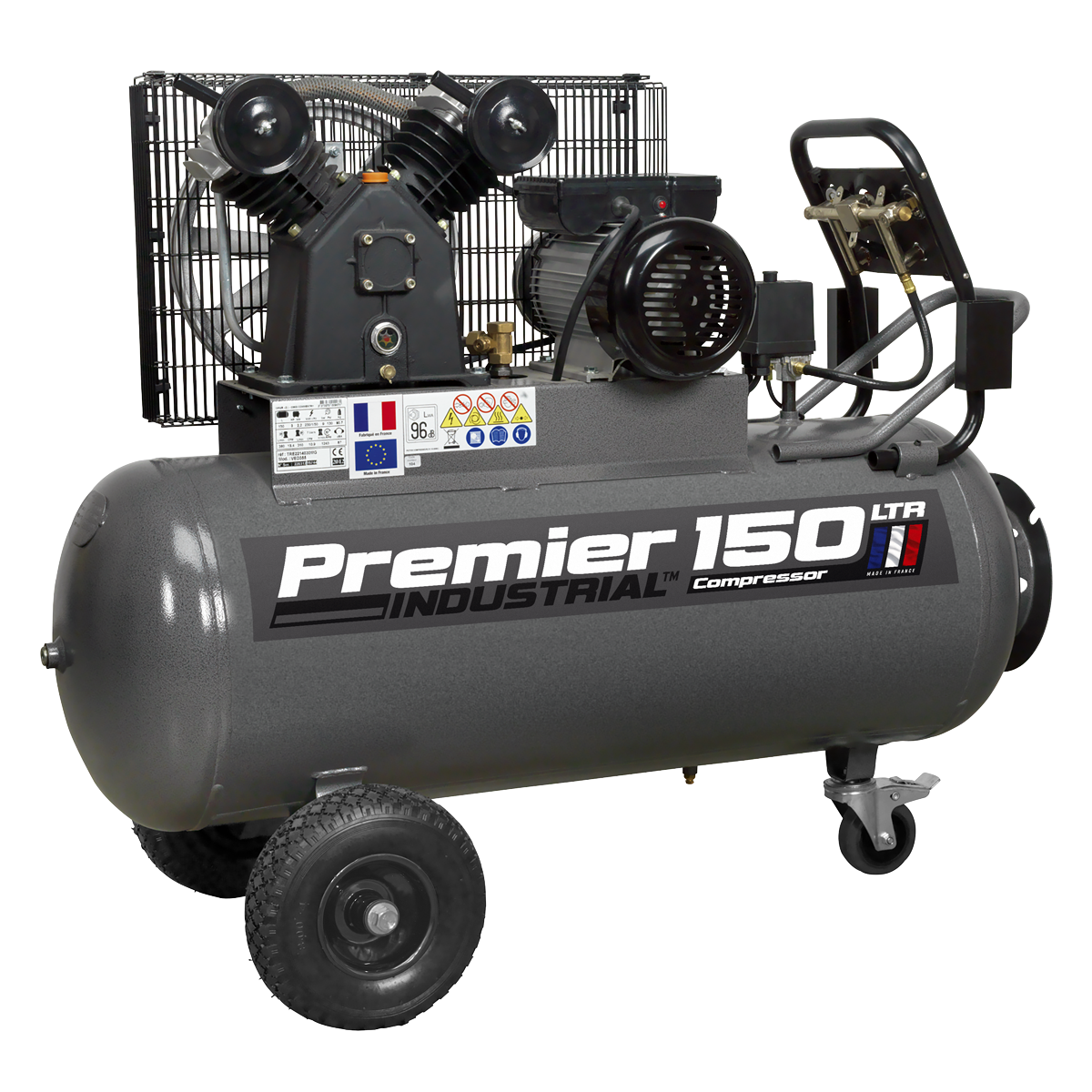 150L Belt Drive Air Compressor with Front Control Panel 3hp SAC3153B