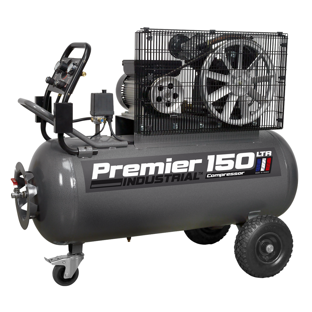 150L Belt Drive Air Compressor with Front Control Panel 3hp SAC3153B