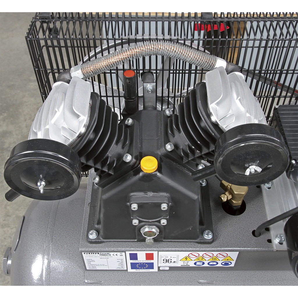 200L Belt Drive Air Compressor with Front Control Panel SAC3203B3PH