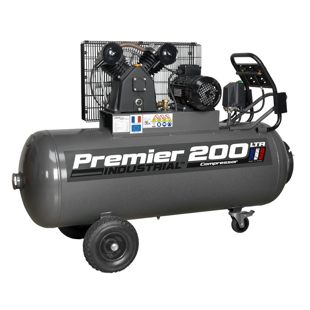 200L Belt Drive Air Compressor with Front Control Panel SAC3203B3PH