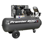 200L Belt Drive Air Compressor with Front Control Panel 3hp SAC3203B