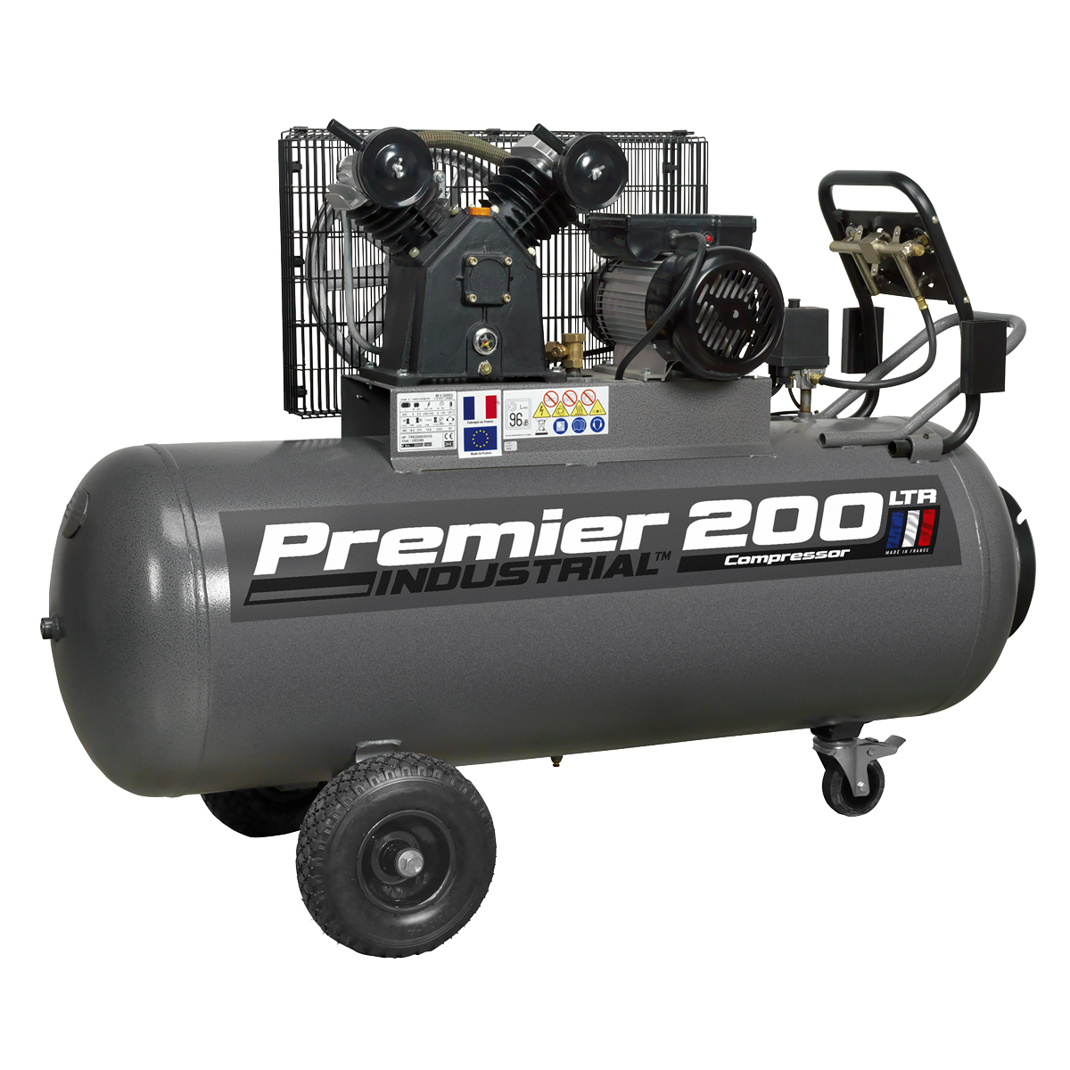 200L Belt Drive Air Compressor with Front Control Panel 3hp SAC3203B