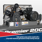 200L Belt Drive Air Compressor 5.5hp SAC32055B