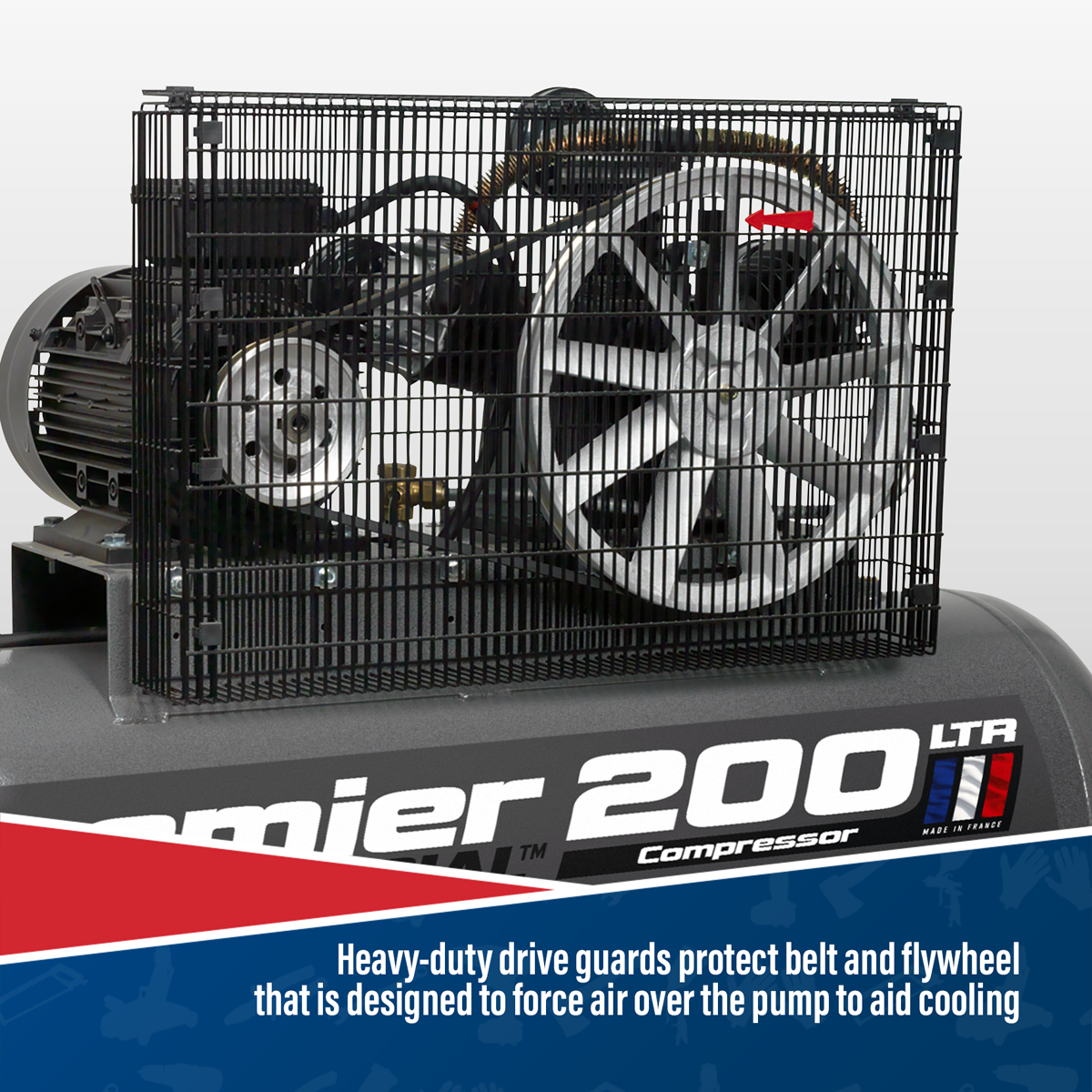 200L Belt Drive Air Compressor 5.5hp SAC32055B