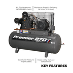 270L Belt Drive Air Compressor 7.5hp SAC32775B