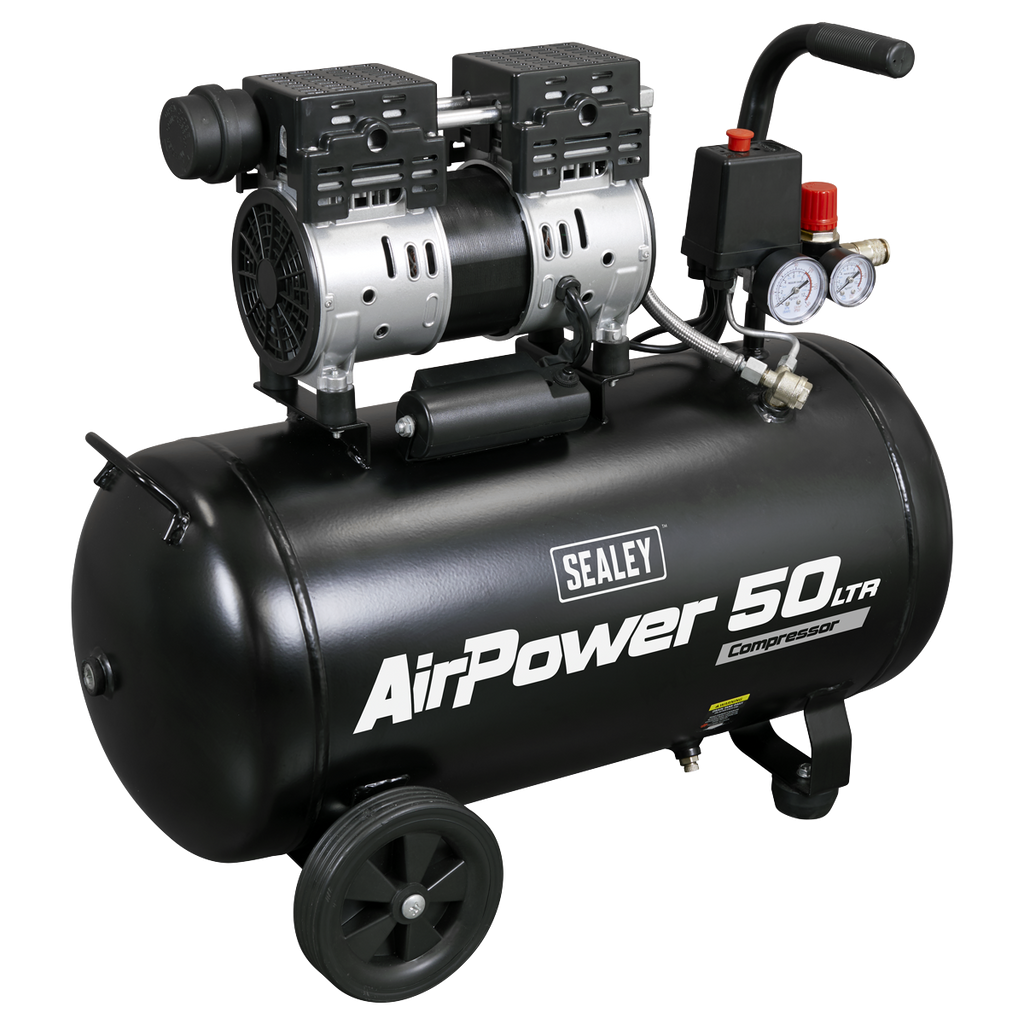 50L Low Noise Oil Free Direct Drive Air Compressor 1hp SAC5000S