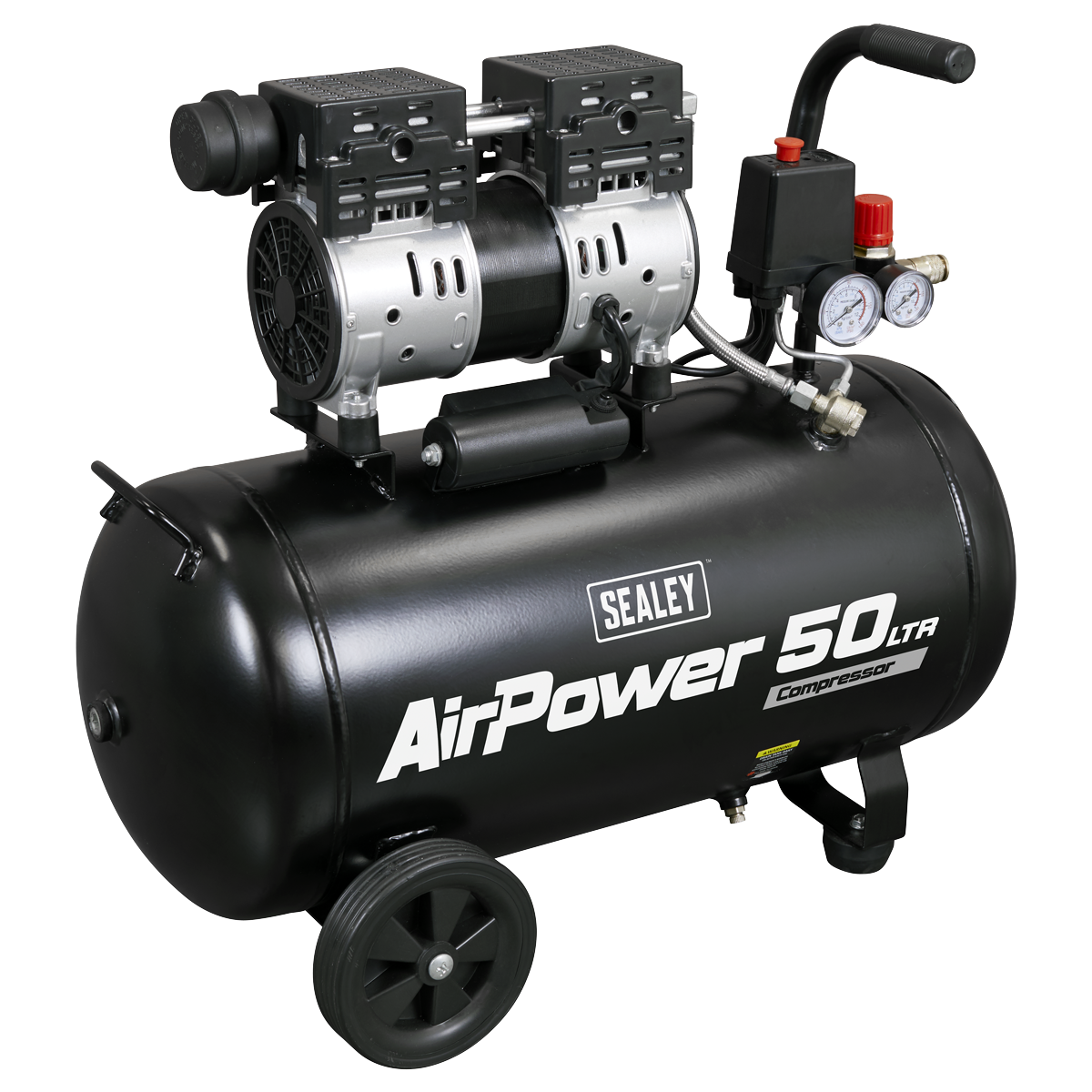 50L Low Noise Oil Free Direct Drive Air Compressor 1hp SAC5000S