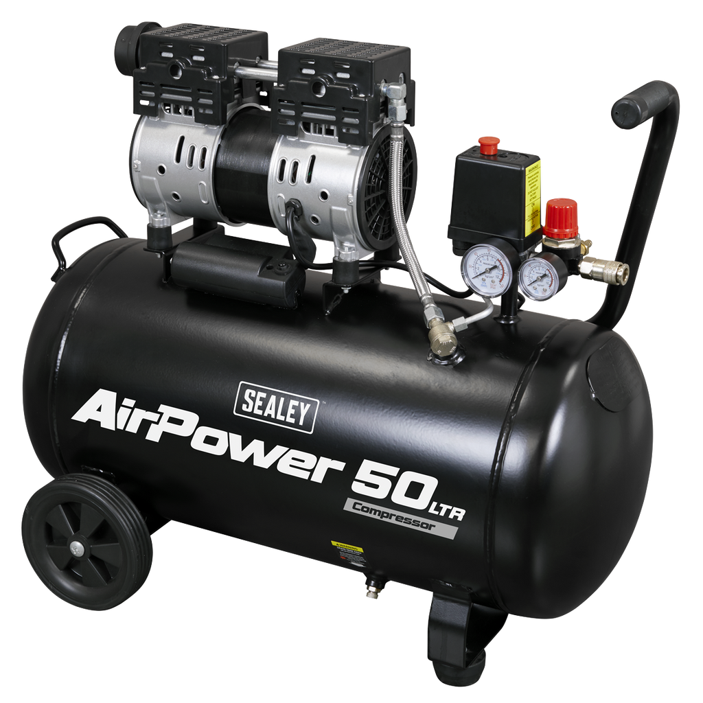 50L Low Noise Oil Free Direct Drive Air Compressor 1hp SAC5000S