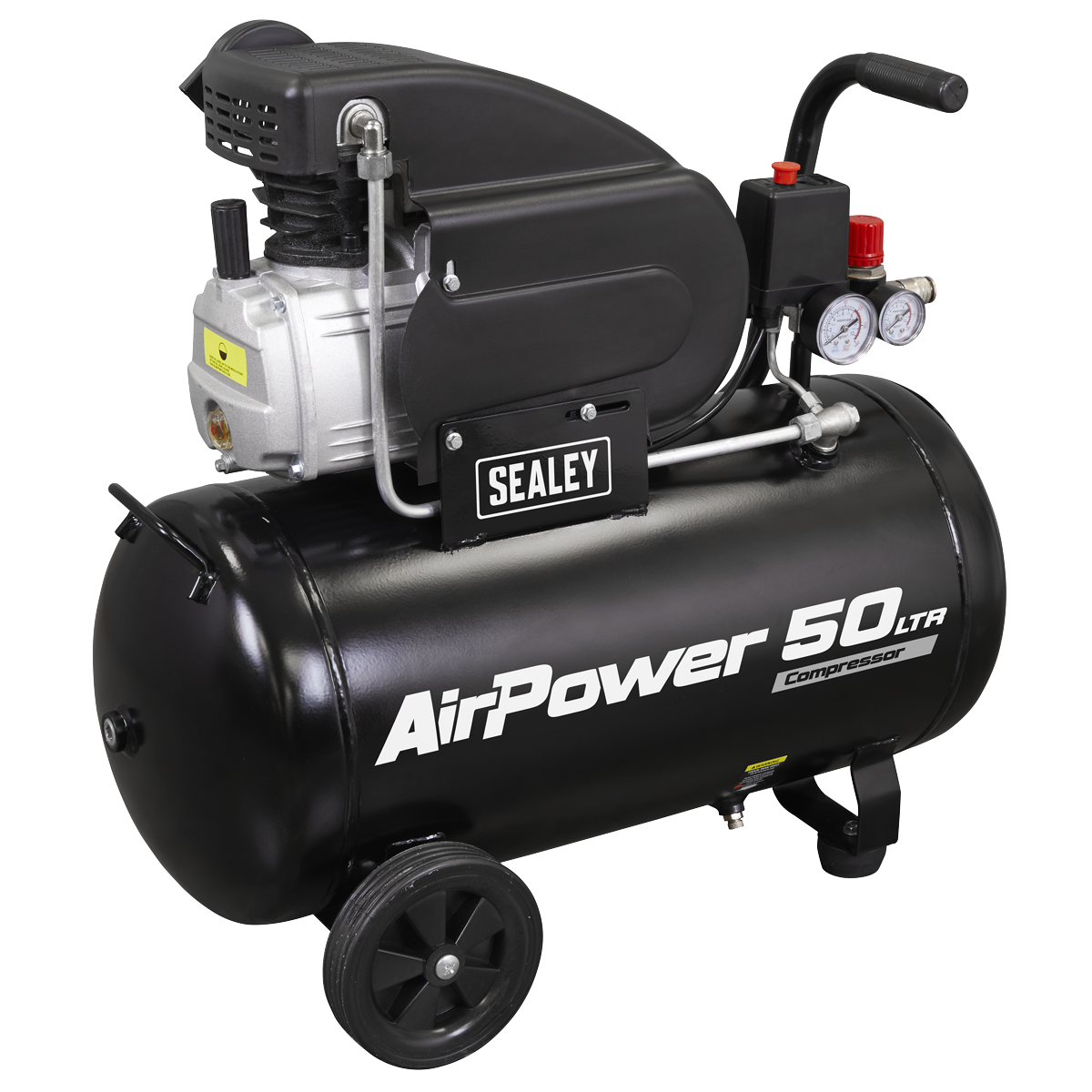 50L Direct Drive Air Compressor 2hp with 4pc Air Accessory Kit SAC5020APK