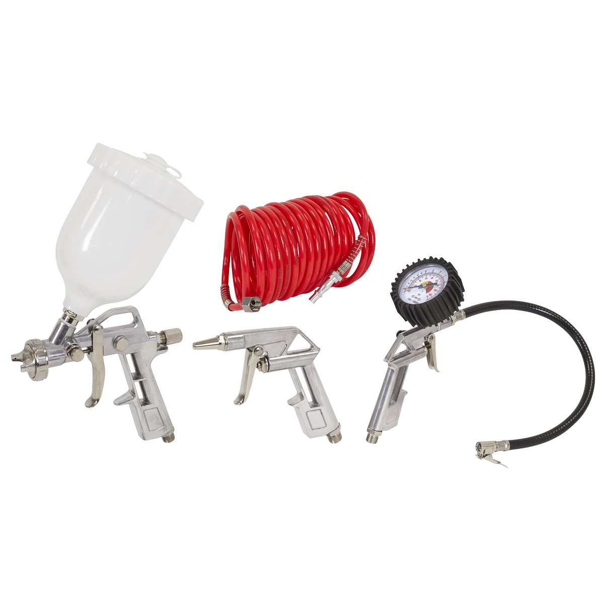 50L Direct Drive Air Compressor 2hp with 4pc Air Accessory Kit SAC5020APK