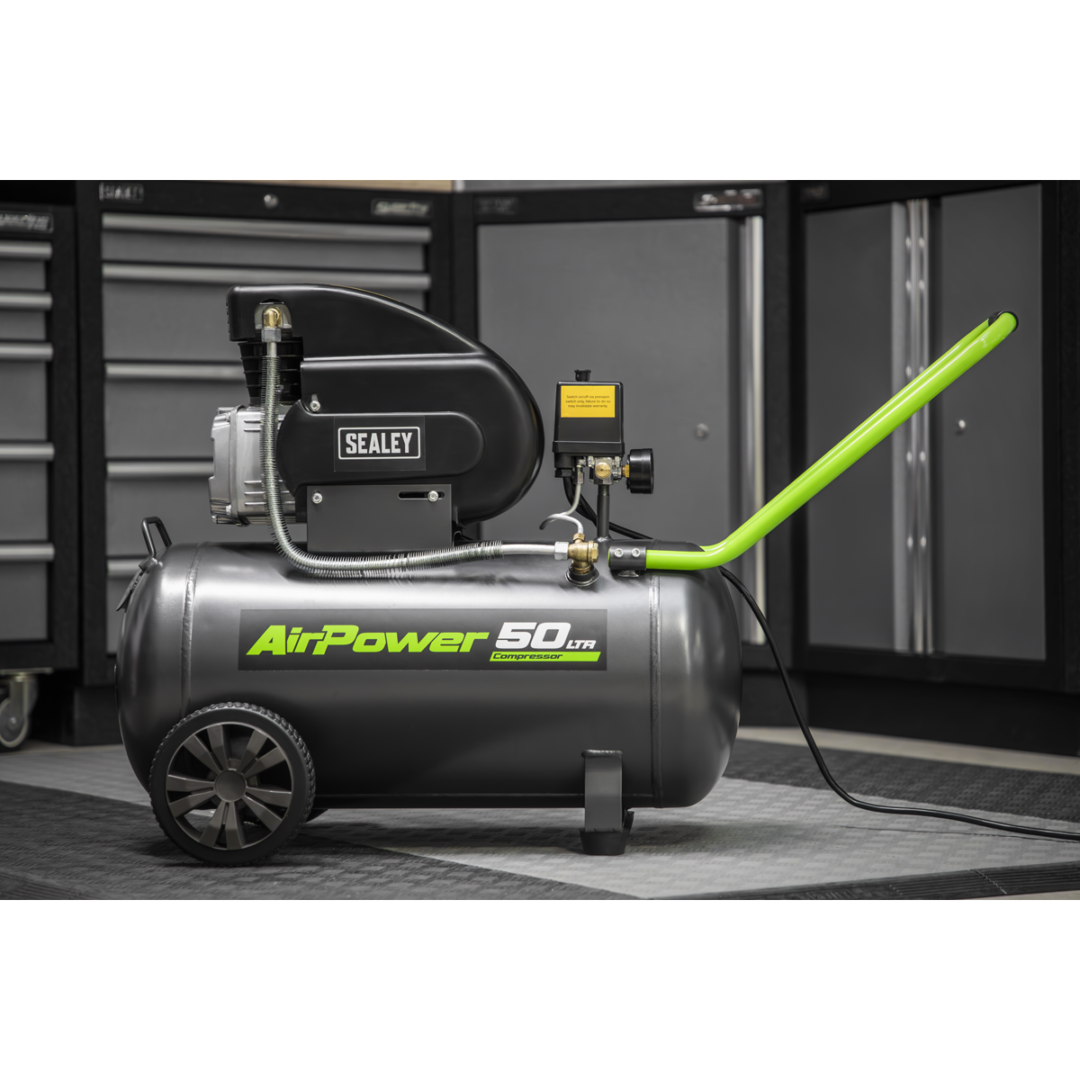 50L Direct Drive Air Compressor 2hp with 4pc Air Accessory Kit SAC5020EPK