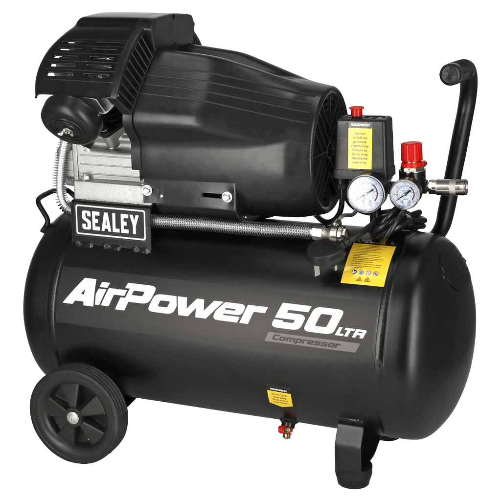 50L V-Twin Direct Drive Air Compressor 3hp SAC5030VA