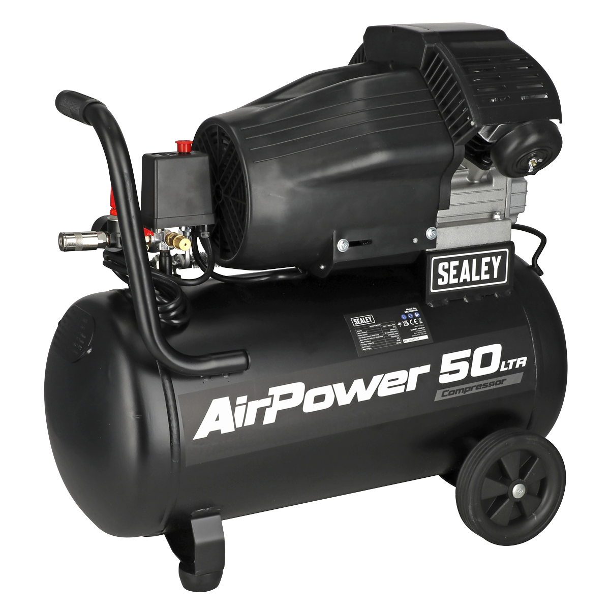 50L V-Twin Direct Drive Air Compressor 3hp SAC5030VA