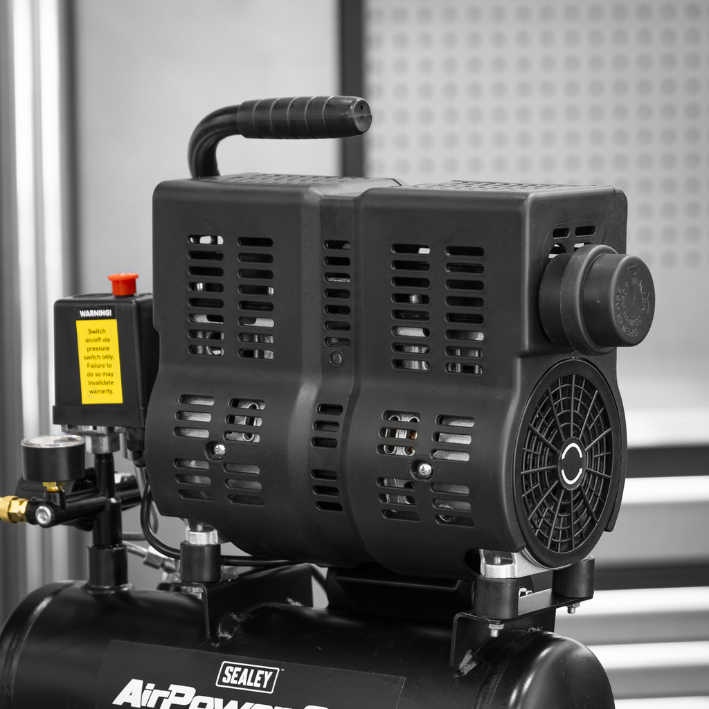 6L Oil Free Low Noise Direct Drive Air Compressor 1hp SAC6000S