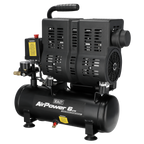 6L Oil Free Low Noise Direct Drive Air Compressor 1hp SAC6000S