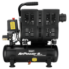 6L Oil Free Low Noise Direct Drive Air Compressor 1hp SAC6000S