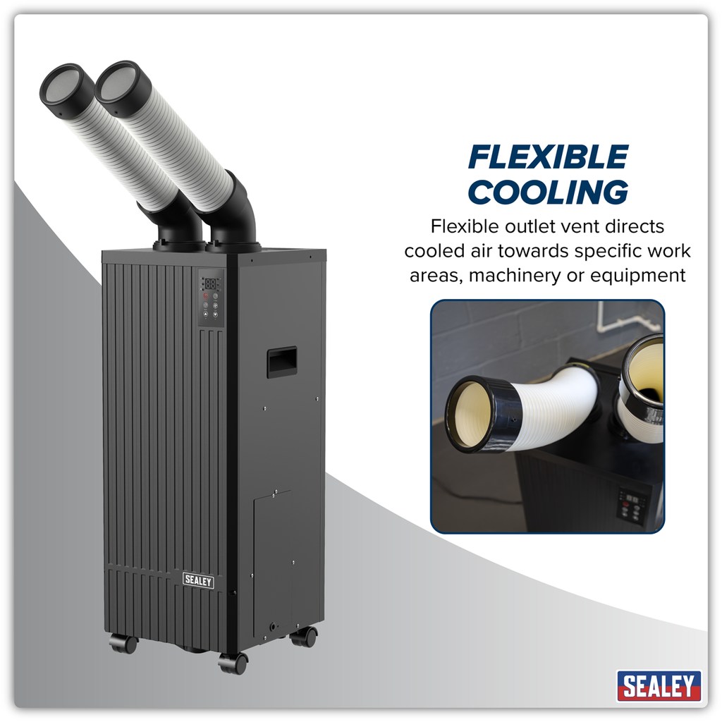 Industrial Spot Cooler Air Conditioner/Dehumidifier/Air Cooler 8,500Btu/hr (2.5kW) SAC8500