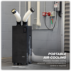 Industrial Spot Cooler Air Conditioner/Dehumidifier/Air Cooler 8,500Btu/hr (2.5kW) SAC8500