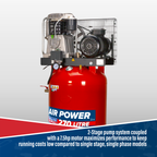 270L Vertical Belt Drive Air Compressor with Cast Cylinders 7.5hp 2-Stage SACV52775B