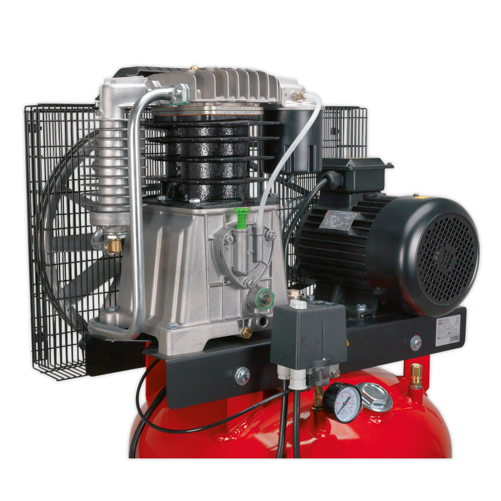 270L Vertical Belt Drive Air Compressor with Cast Cylinders 7.5hp 2-Stage SACV52775B