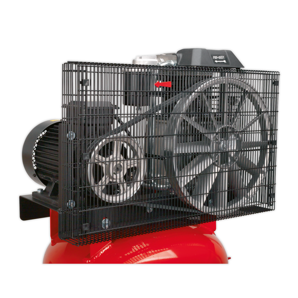 270L Vertical Belt Drive Air Compressor with Cast Cylinders 7.5hp 2-Stage SACV52775B