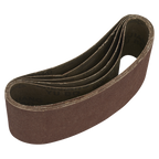 76 x 457mm Sanding Belt 120Grit - Pack of 5 SB120457