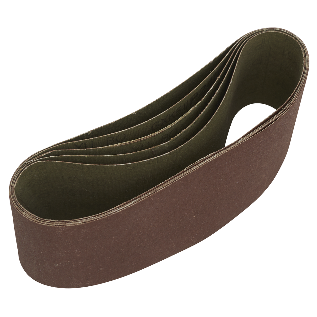 76 x 457mm Sanding Belt 240Grit - Pack of 5 SB240457