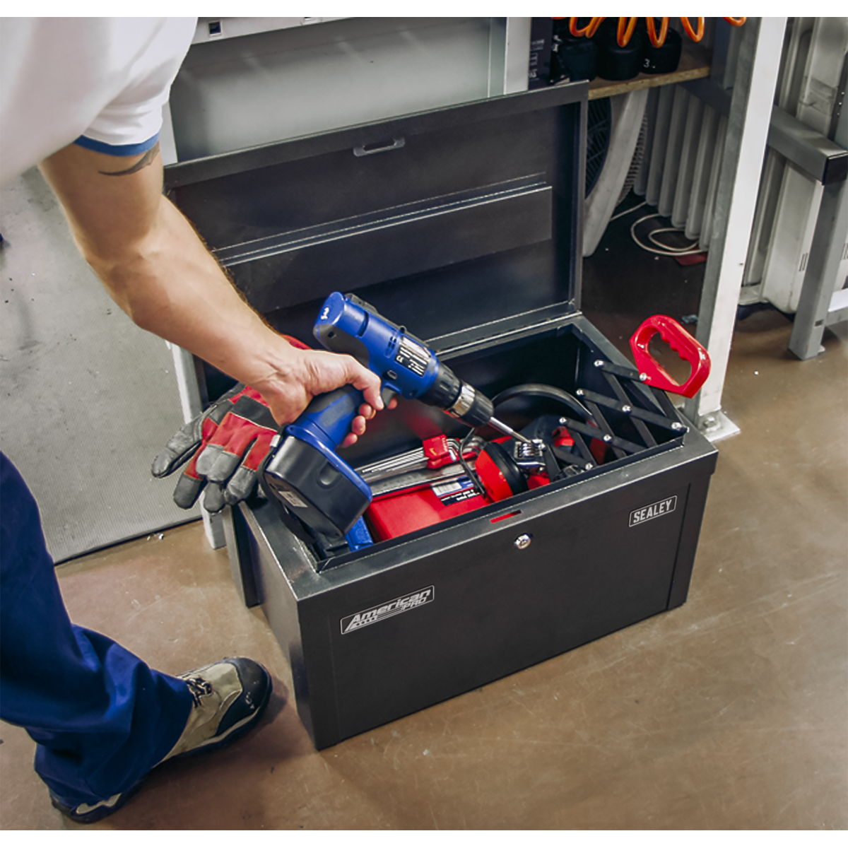 Steel Storage Chest 565 x 350 x 320mm SB565