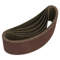 76 x 457mm Sanding Belt 60Grit - Pack of 5 SB60457