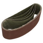 76 x 457mm Sanding Belt 80Grit - Pack of 5 SB80457