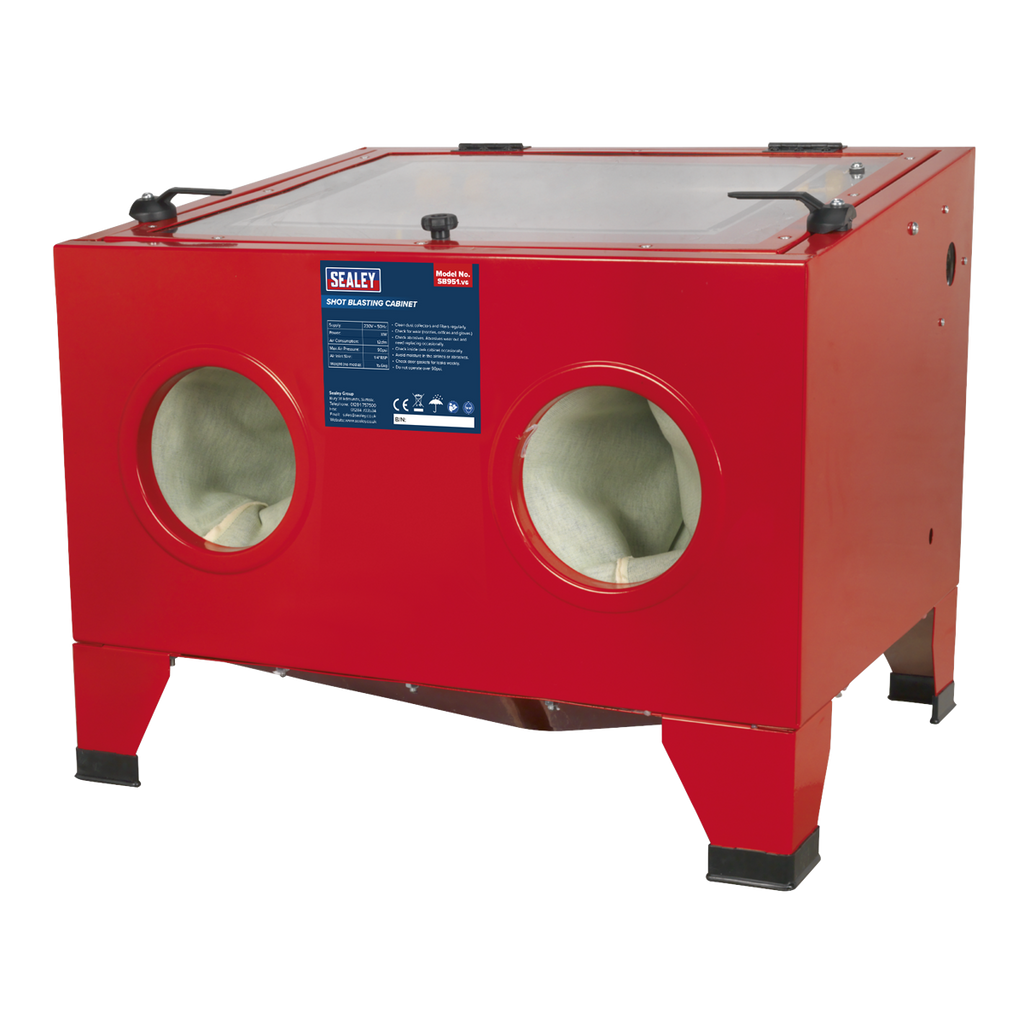 Shot Blasting Cabinet with Gun 640 x 490 x 490mm SB951