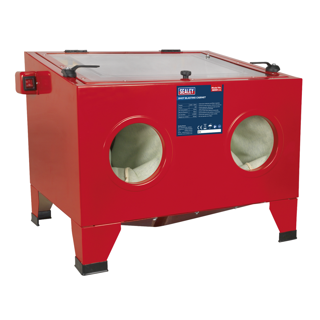 Shot Blasting Cabinet with Gun 640 x 490 x 490mm SB951