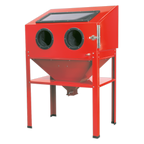 Shot Blasting Cabinet 890 x 570 x 1380mm SB973