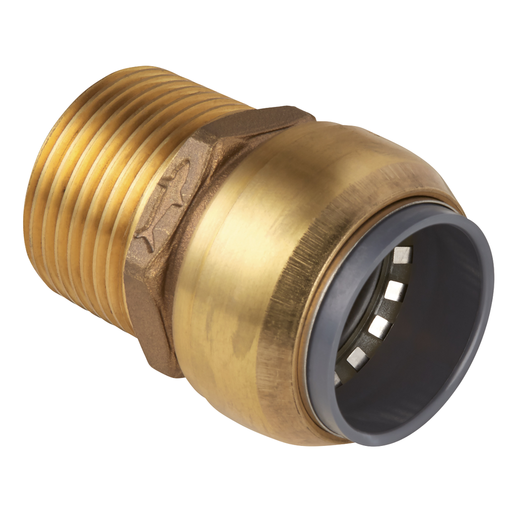 SharkBite® Brass Straight Adaptor 15mm x 1/2"BSPT SBA15BSA