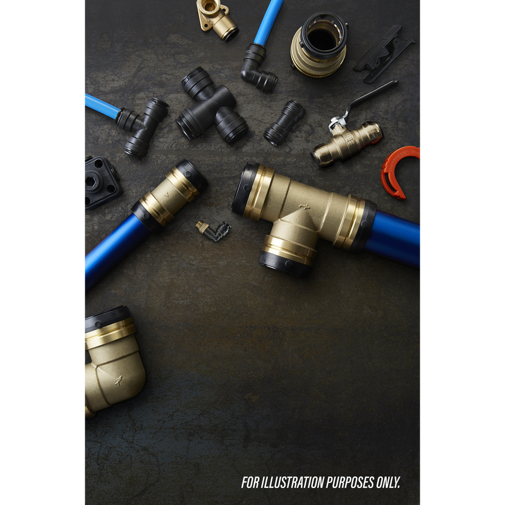 SharkBite® Brass Straight Adaptor 22mm x 3/4"BSPT SBA22BSA