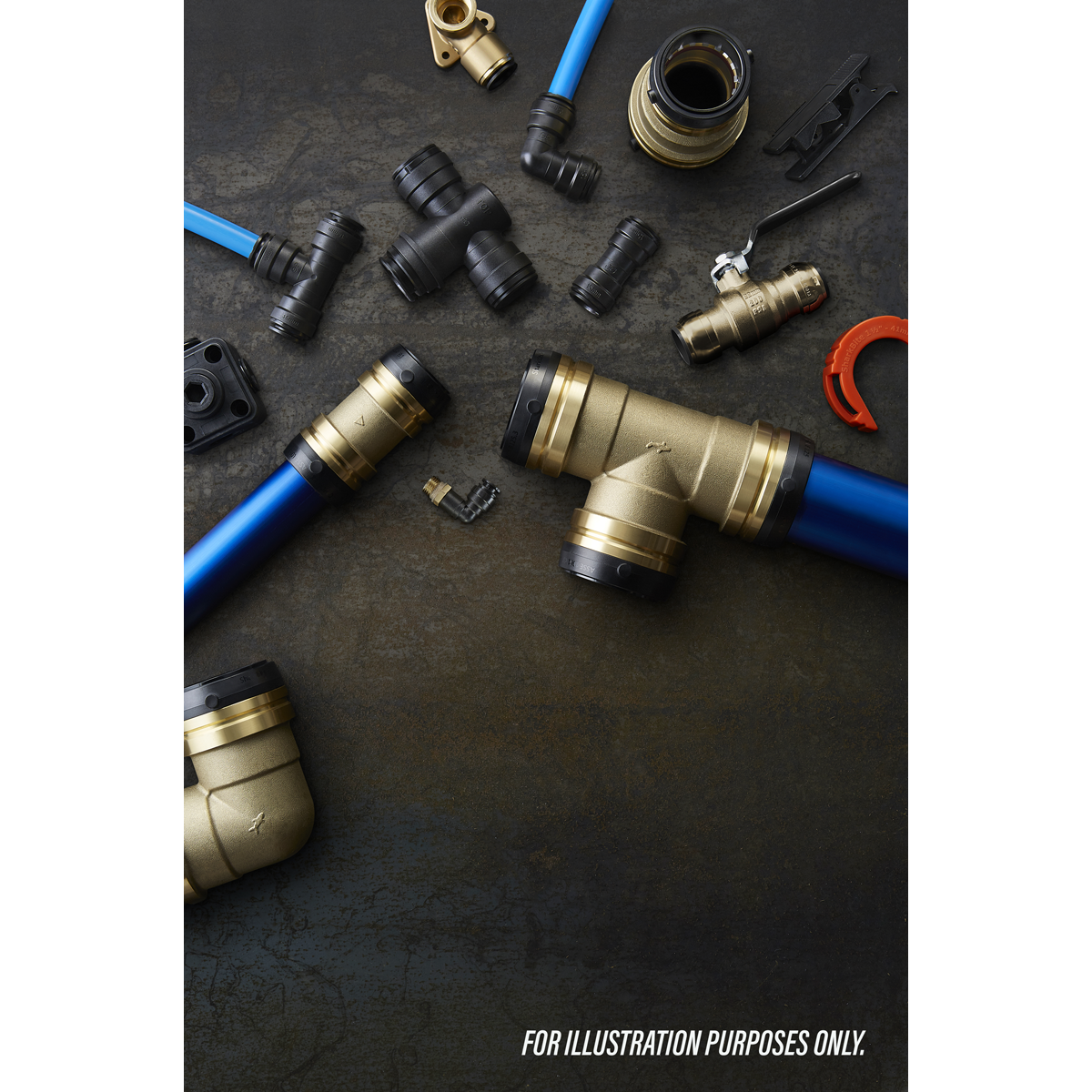 SharkBite® Pipe Clip 22mm - Pack of 10 SBA22PC