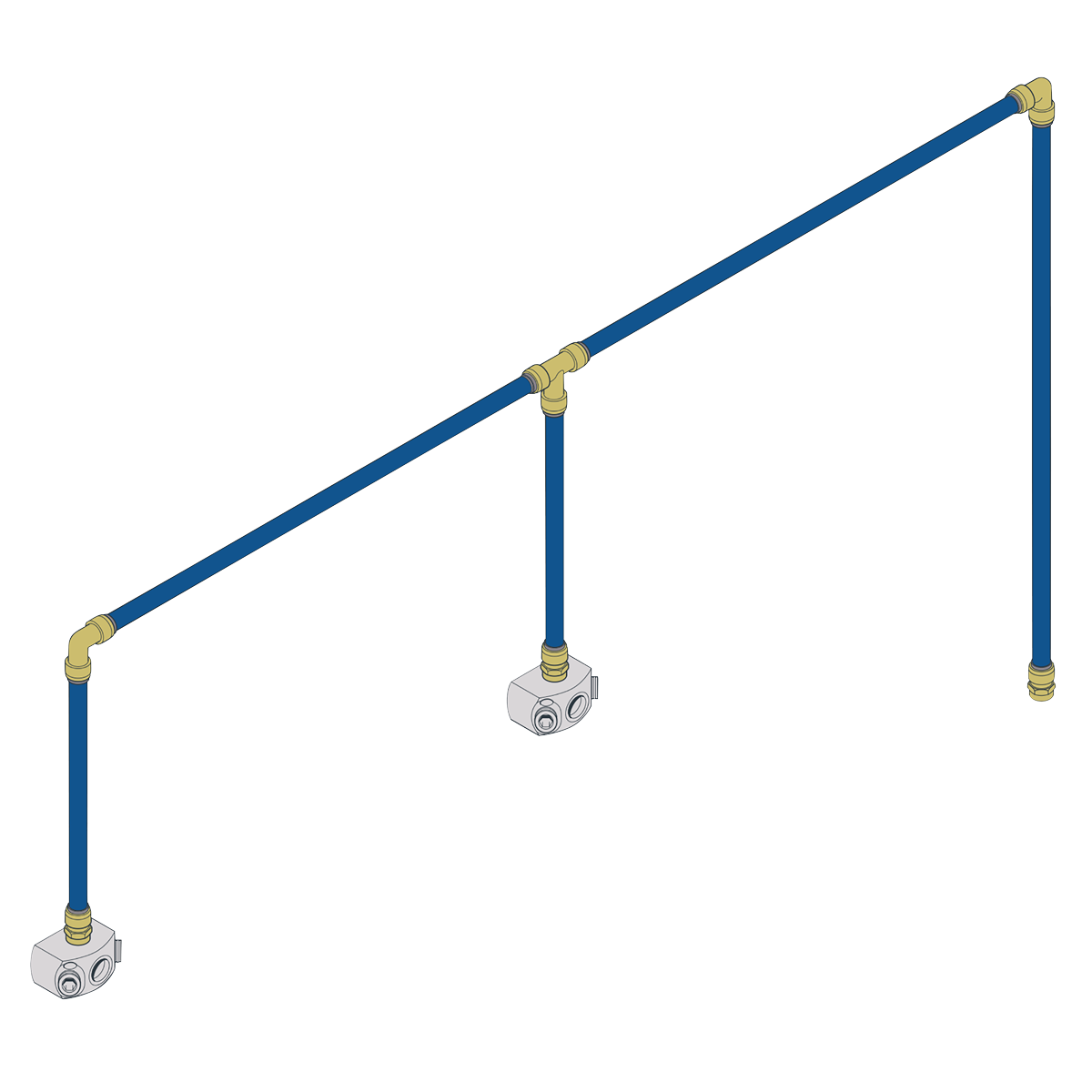 SharkBite® 12m 2-Drop Air Supply System Kit 28mm SBAKIT228