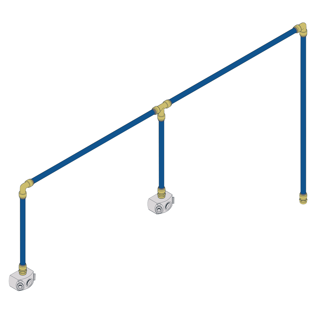 SharkBite® 12m 2-Drop Air Supply System Kit SBAKIT2