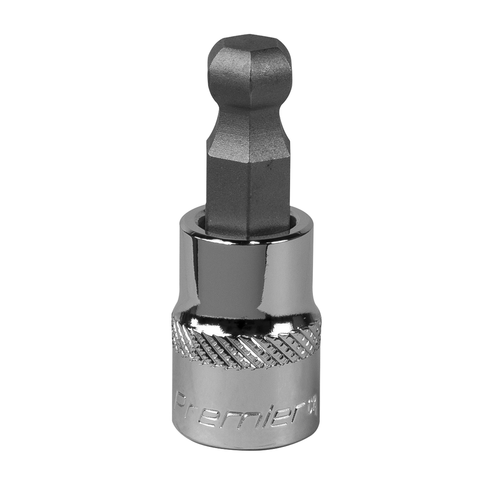 Ball-End Hex Socket Bit 3/8"Sq Drive 10mm SBBH008
