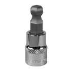 Ball-End Hex Socket Bit 3/8"Sq Drive 10mm SBBH008