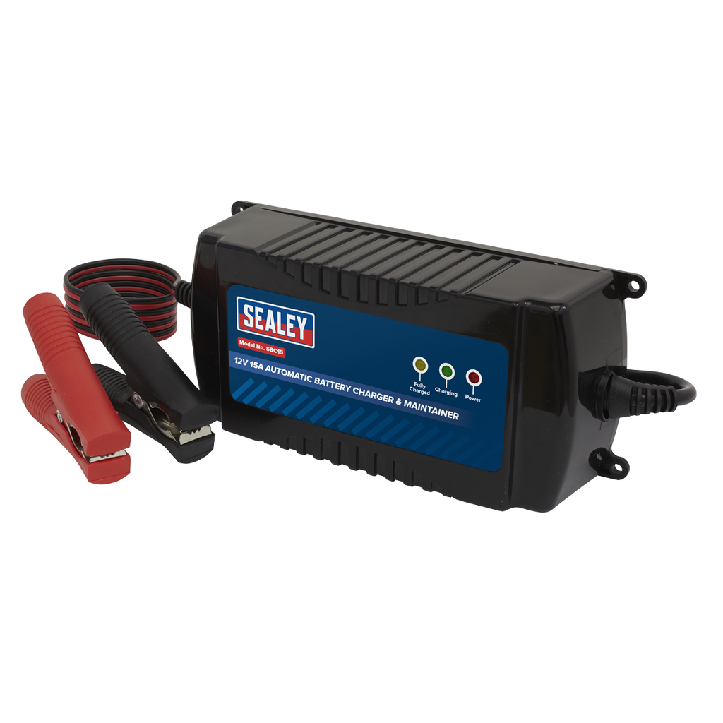 12V Automatic Battery Charger & Maintainer 15A SBC15
