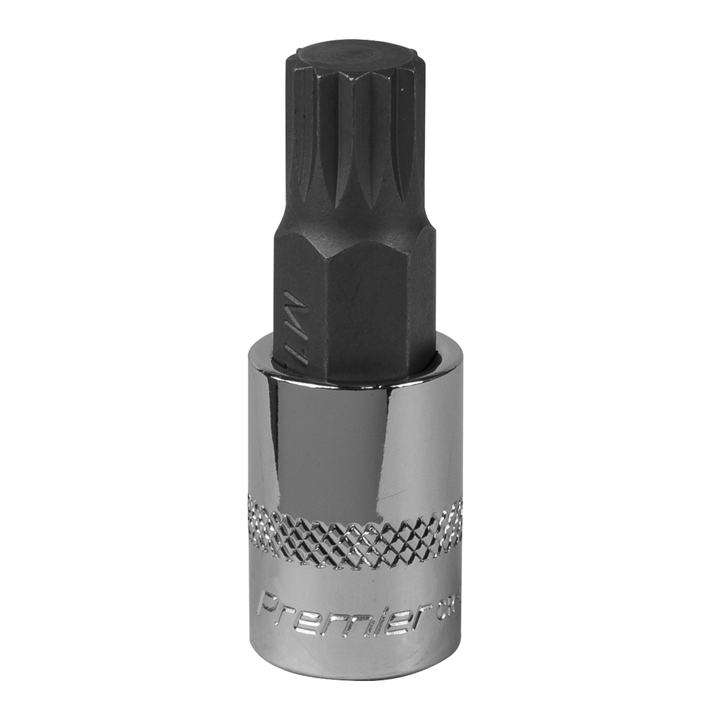 Spline Socket Bit 3/8"Sq Drive M12 SBS009
