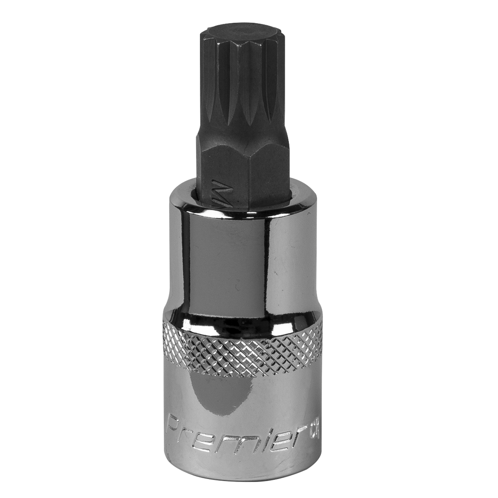 Spline Socket Bit 1/2"Sq Drive M12 SBS016