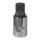 Spline Socket Bit 1/2"Sq Drive M18 SBS019