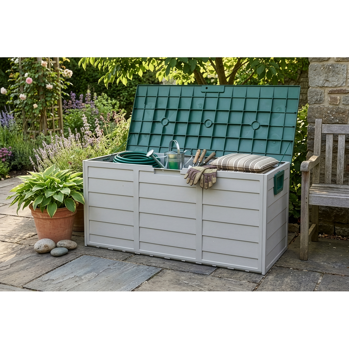 Outdoor Storage Box 1120 x 460 x 540mm SBSC01