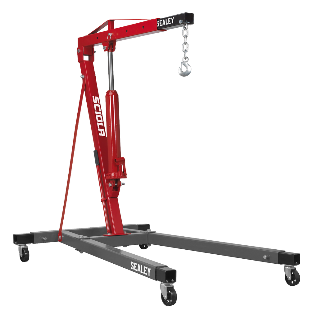 Long Reach Engine Crane with Extendable Legs 1 Tonne SC10LR