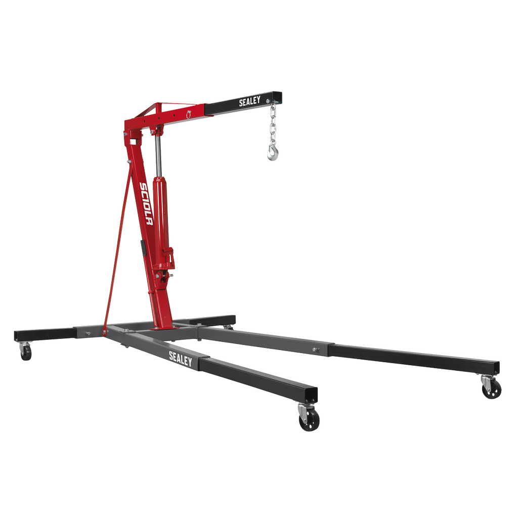 Long Reach Engine Crane with Extendable Legs 1 Tonne SC10LR