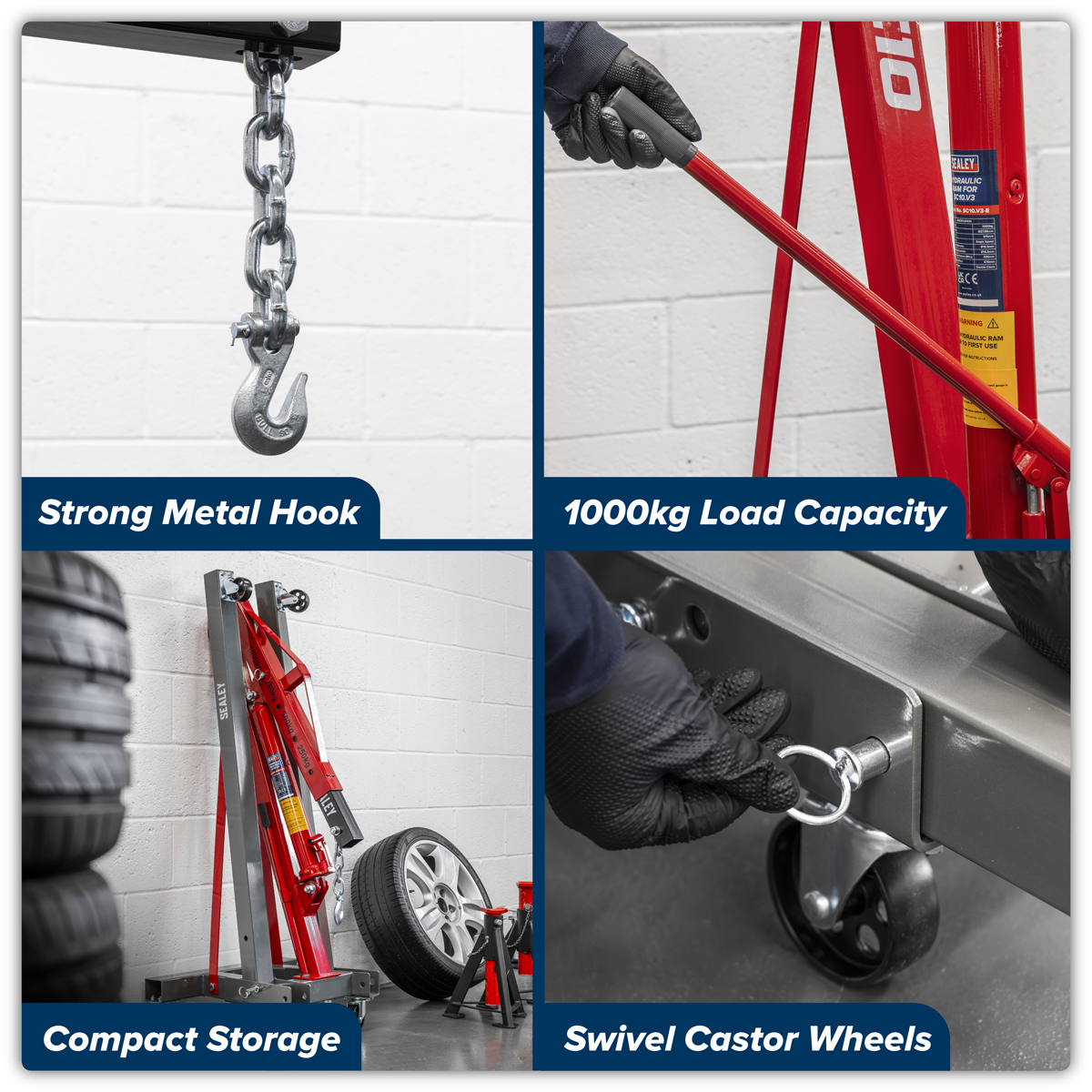 KD Type Folding Engine Crane 1 Tonne SC10