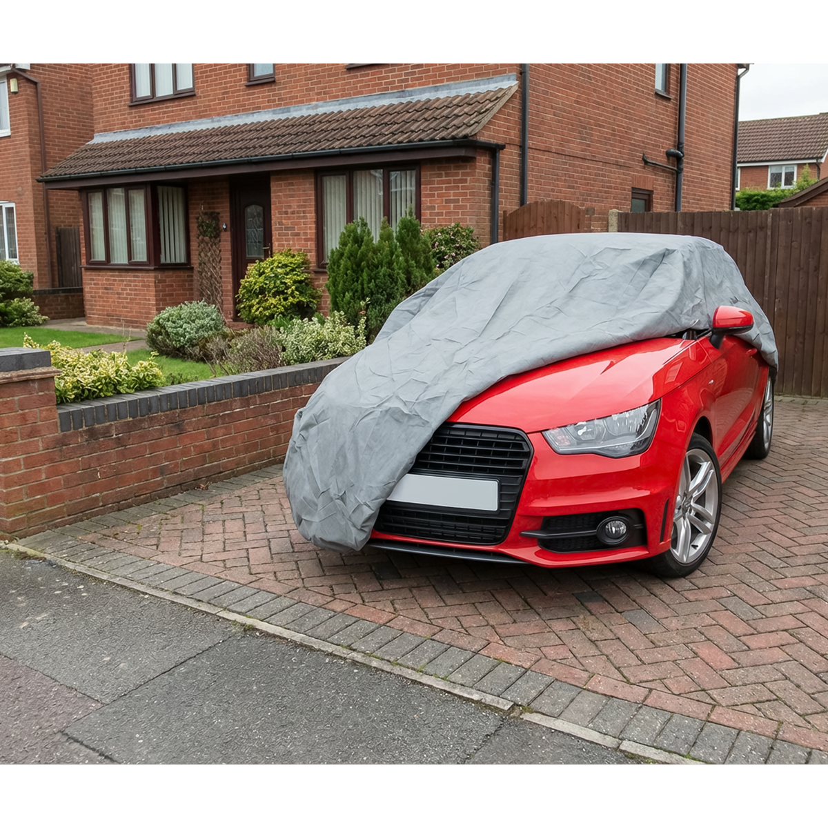 3-Layer All-Seasons Car Cover - Medium SCCM
