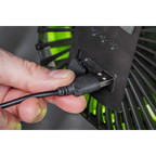 8" Portable Clip Fan with Worklight 4-Speed SCF8WL